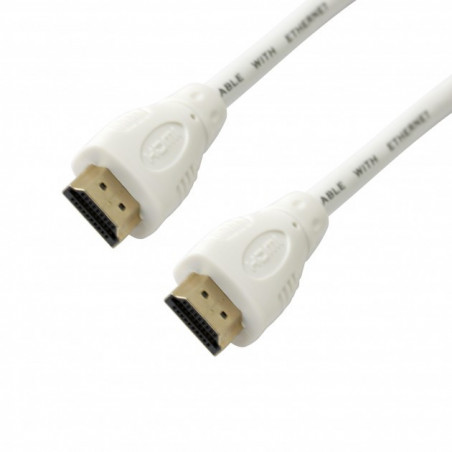 Cable HDMI de alta velocidad con Ethernet 3 metros Blanco