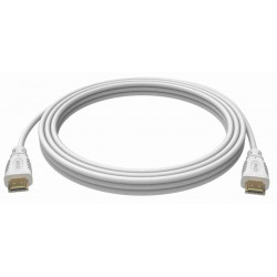 Cable HDMI de alta velocidad con Ethernet 3 metros Blanco