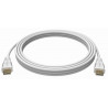 Cable HDMI de alta velocidad con Ethernet 3 metros Blanco