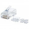 Packung mit 80 modularen Steckern Cat.6A RJ45 UTP Ethernet LAN