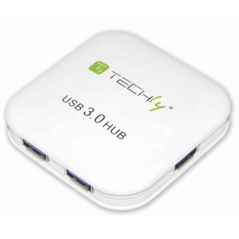 Hub USB 3.0 Super Speed 4 Porte Bianco