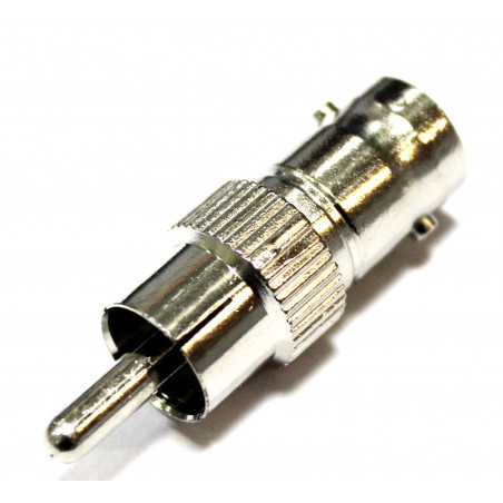 Adaptateur BNC - Fiche BNC-RCA Mâle-Mâle