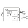 KIT RADIOCOMANDI DA INTERNO 2CH RELE’ - 433MHZ con 2 TELECOMANDI