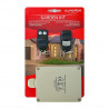 KIT DE TÉLÉCOMMANDE EXTERNE 2 CANAUX - 220VAC - 433MHZ avec 2 TÉLÉCOMMANDES