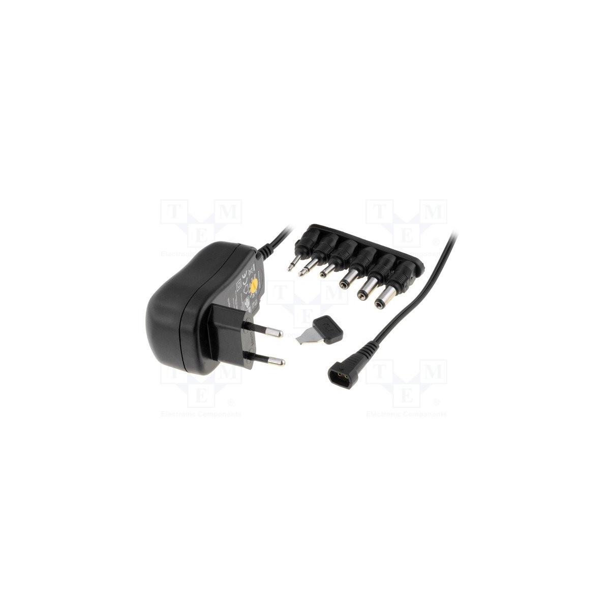 Alimentatore Universale Stabilizzato 12V 1A Con Jack D90 E Spina EU – Per Telecamere, Modem E Router