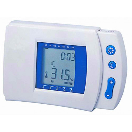 Chrono thermostat hebdomadaire numérique Chauffage Climatisation électronique