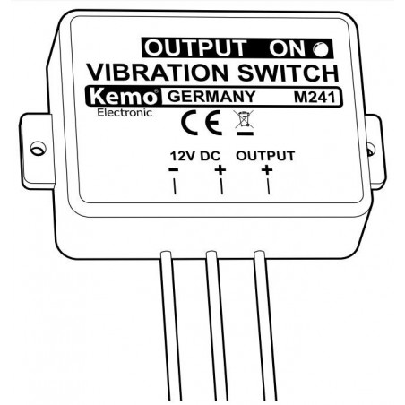 Interruptor del sensor activador de carga falta de movimiento de vibración 12V DC