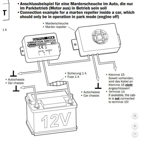 Lastaktivator-Sensorschalter fehlende Vibrationsbewegung 12V DC
