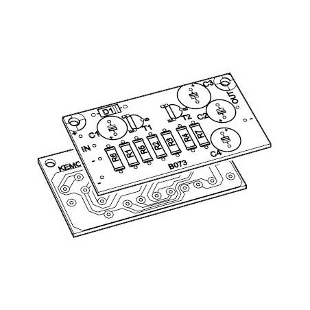 KIT Pre-amplificatore, super banda larga universale 10 Hz - 150 kHz 12V DC