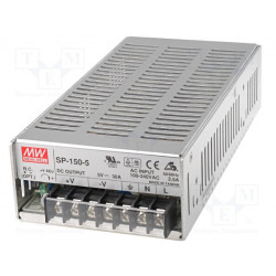 Universal switching power supply PFC active stabilized 5V DC 30A SP-150-5