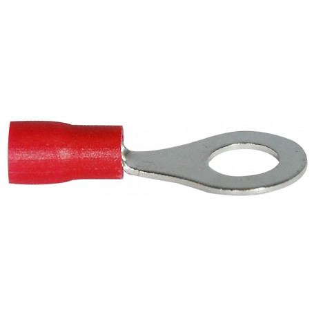 ELECTRALINE Terminale A Occhiello Rosso Confezione Pezzi 10 Mm. 5,3