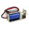 MINI CERRADURA ELÉCTRICA para ventana francesa con estructura metálica solenoide 12 VDC