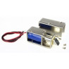 MINI CERRADURA ELÉCTRICA para ventana francesa con estructura metálica solenoide 12 VDC