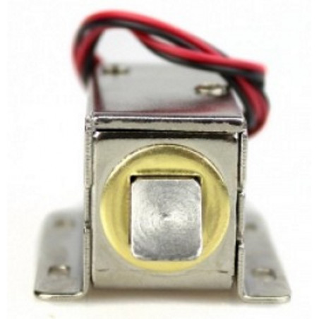MINI CERRADURA ELÉCTRICA para ventana francesa con estructura metálica solenoide 12 VDC