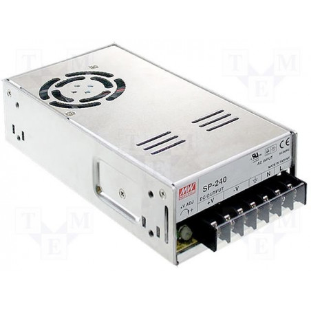 Universal switching stabilized active PFC power supply 24V DC 10A SP-240-24