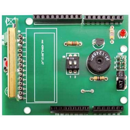 Control de radio inalámbrico del escudo de Arduino
