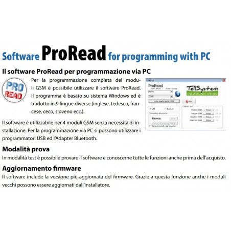 Clé USB Eco USB pour logiciel de programmation ProRead