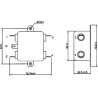 Filtro de red antiinterferencias EMI para dispositivos eléctricos electrónicos de 250V 15A