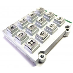 Matrix keypad 4x3 metal vandal-proof Arduino phone Rotor keyboard