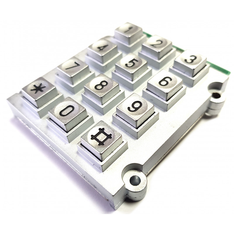 Matrix keypad 4x3 metal vandal-proof Arduino phone Rotor keyboard