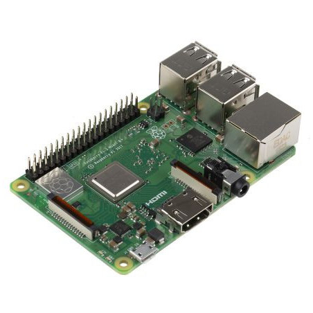 Raspberry Pi 3 Modell B + 64-Bit-Quad-Core 1 GB RAM WiFi AC Gigabit-Ethernet-Computer