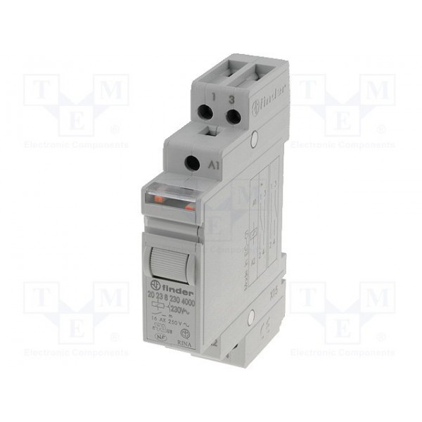 FINDER 20.23 Relè Ad Impulsi Bistabile 230V AC Con 2 Contatti NA NC 16A 250v 8012823267104 - 2