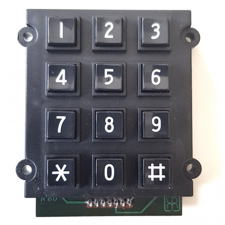 Teclado de matriz 4x3 de plástico Arduino Phone Rotor keyboard