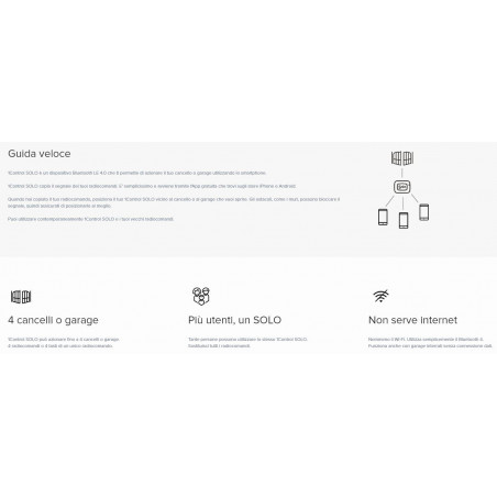 1Control SOLO Bluetooth Smart Fernbedienung 4 Funkkanäle für Andoroid und iOS