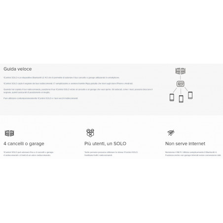 1Control SOLO télécommande intelligente Bluetooth 4 canaux radio pour Andoroid et iOS