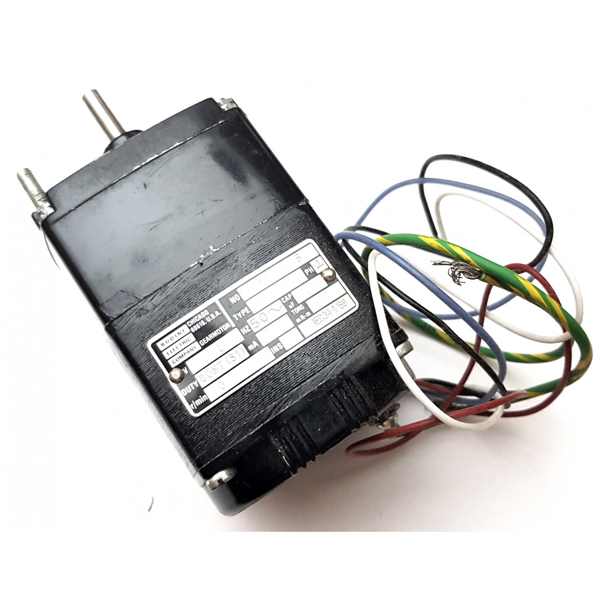Single-phase reducer motor 230V AC 671 mN m 10 rpm 55mA clockwise ...