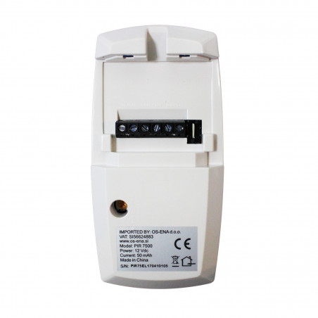 Sensore volumetrico movimento PIR MW IR pet immune tripla tecnologia con snodo