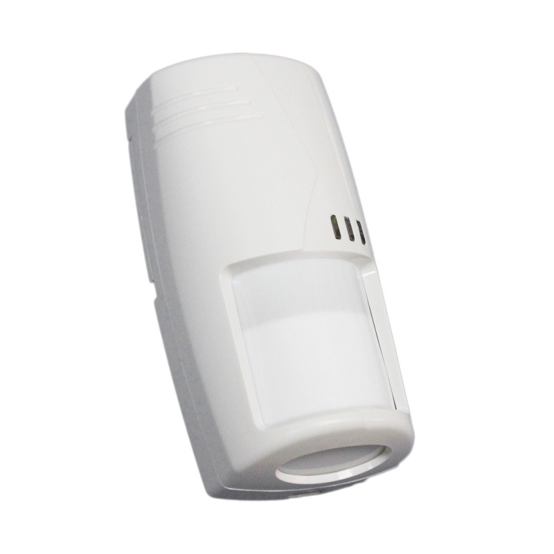 Volumetric motion sensor PIR MW IR pet immune triple technology with joint