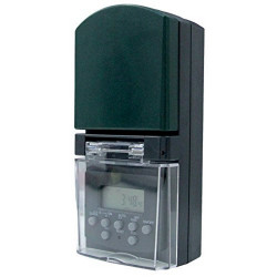 Programmateur de minuterie numérique externe hebdomadaire, Green Electraline 58109