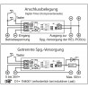 Digital-Timer Monostabile pulsante start Intervallo tempo: 4 s - 34 h per Relè