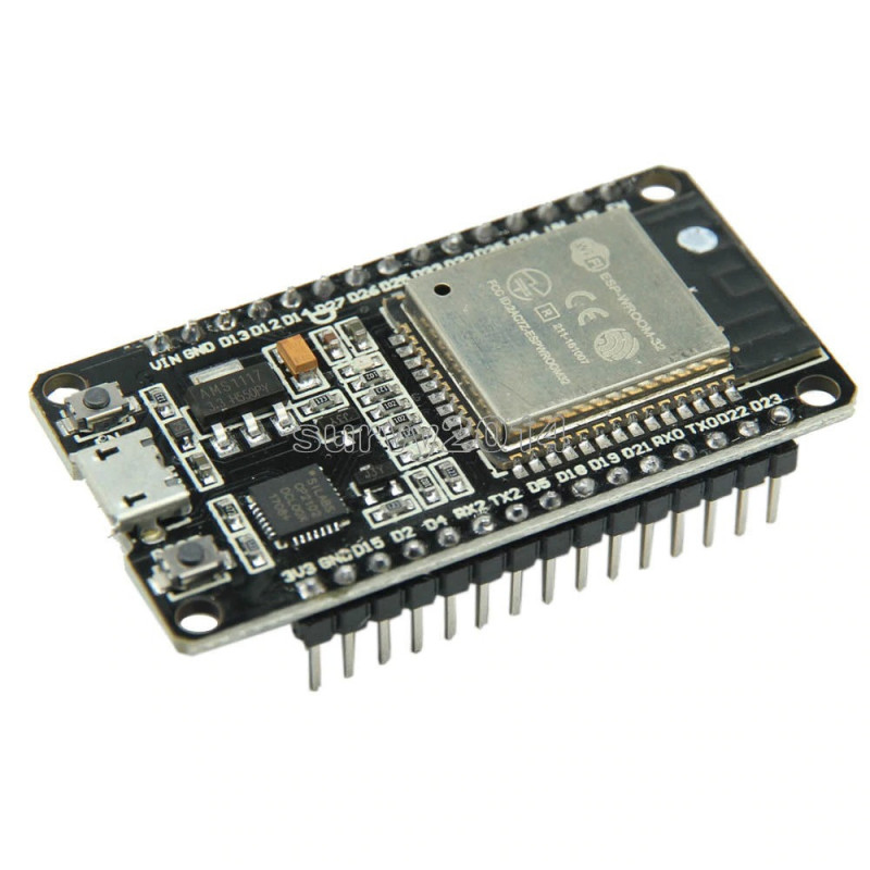 Placa de desarrollo Bluetooth inalámbrica WiFi ESP-32 Micro USB de doble núcleo