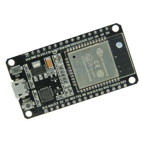 Placa de desarrollo Bluetooth inalámbrica WiFi ESP-32 Micro USB de doble núcleo