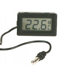 Termómetro de panel digital con batería -50 ° C + 110 ° C sonda