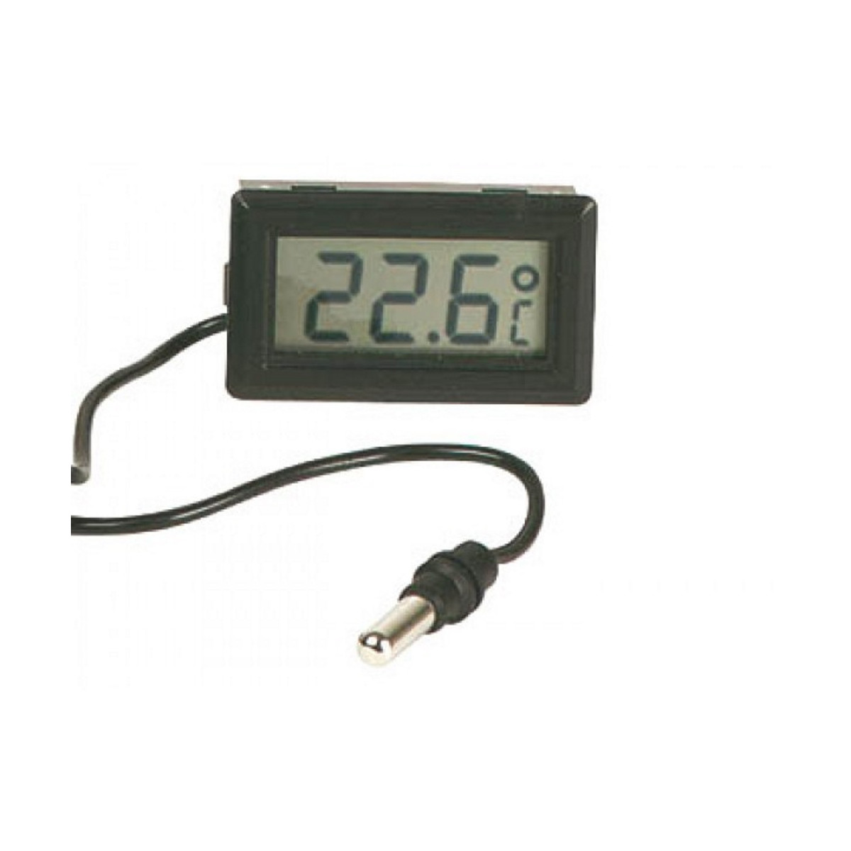 Termometro digitale da pannello con sonda -50°C +110°C a batteria