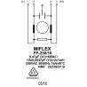 Filtro di rete antidisturbo EMI per elettrodomestici 250VAC MIFLEX FP-250/16-4N7