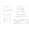 Kofferbehälter Box transparenter Deckel 72 x 50 x 40 mm mit Anschlüssen