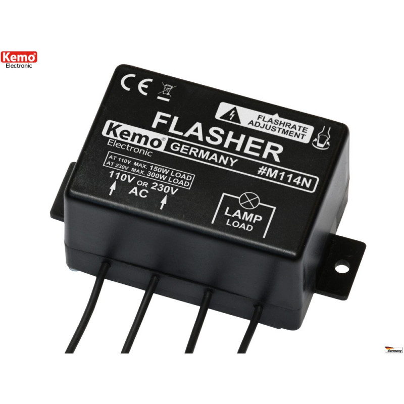 Centralina controllo 4 luci max 300W a scorrimento 230V velocità regolabile