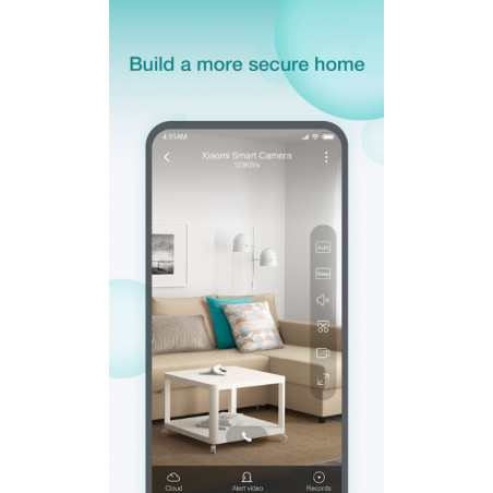 Cámara de seguridad para el hogar Xiaomi Mi 360 ° PTZ IR 1080p Wi-Fi para interiores
