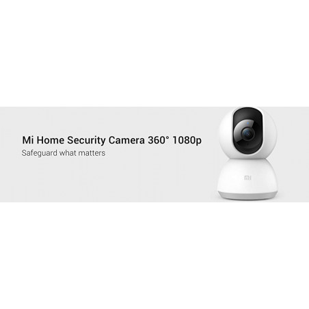 Caméra de sécurité à domicile Xiaomi Mi 360 ° PTZ IR 1080p Wi-Fi pour l'intérieur