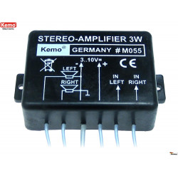 Amplificador de potencia de audio compacto de 40 W 4 - 8 ohmios 6-16 V CC