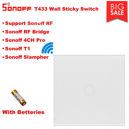 Sonoff bouton radio tactile sans fil Sonoff RF Sonoff