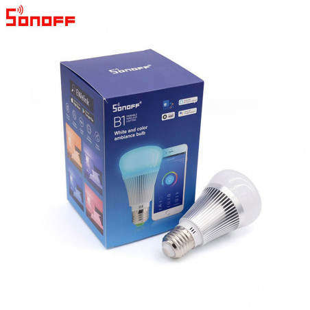 Sonoff B1 RGBW LED WiFi Glühbirne 6W Dimmer APP-Steuerung eWelink Android iOS