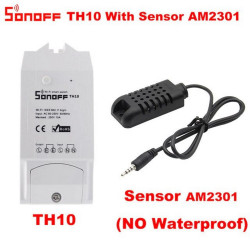 Sonoff WiFi Sonoff TH10 10A 250V + capteur de température de bourdonnement AM2301