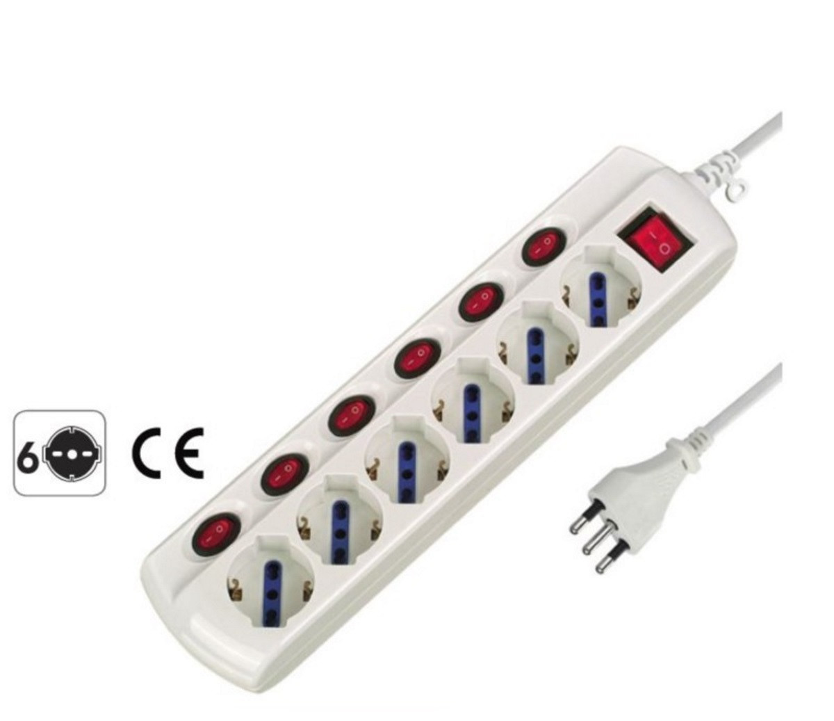 Zenech - Cavo di Alimentazione 16A 3G1,5 - Spina 2P+T - | WhichOne