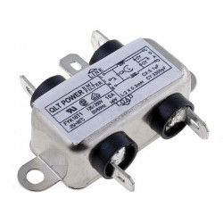 EMI 250V 10A anti-interference mains filter with terminals on electric cable