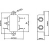 Filtro de red antiinterferencias EMI 250V 10A con terminales en cable eléctrico